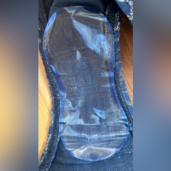 NWT Andie Swim X Demi Moore Sparkly Black Lurex Jacquard Tropaz Bikini Bottom XL - Picture 7 of 12